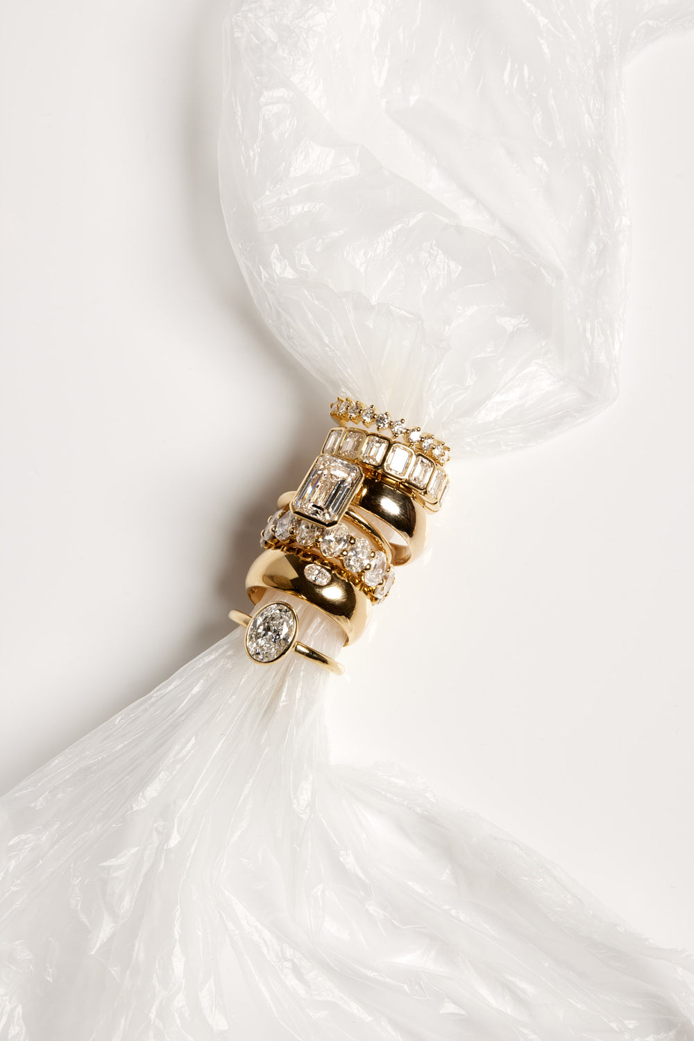 Emerald Diamond Bezel Ring | 18K Gold| Natasha Schweitzer