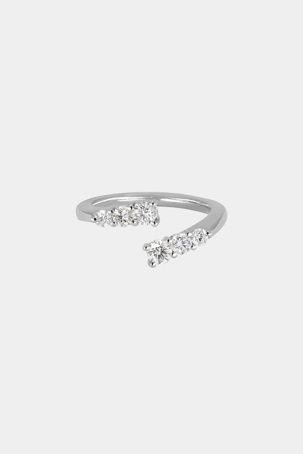 Janie Diamond Wrap Ring | White Gold
