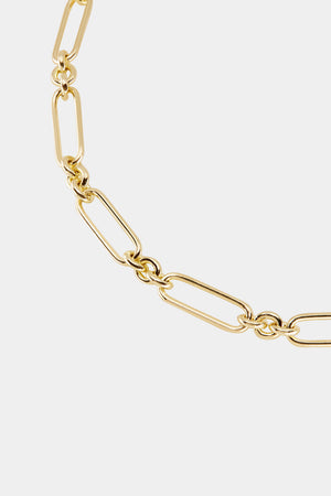 Medium Lennox Anklet | 9K Yellow Gold | Natasha Schweitzer