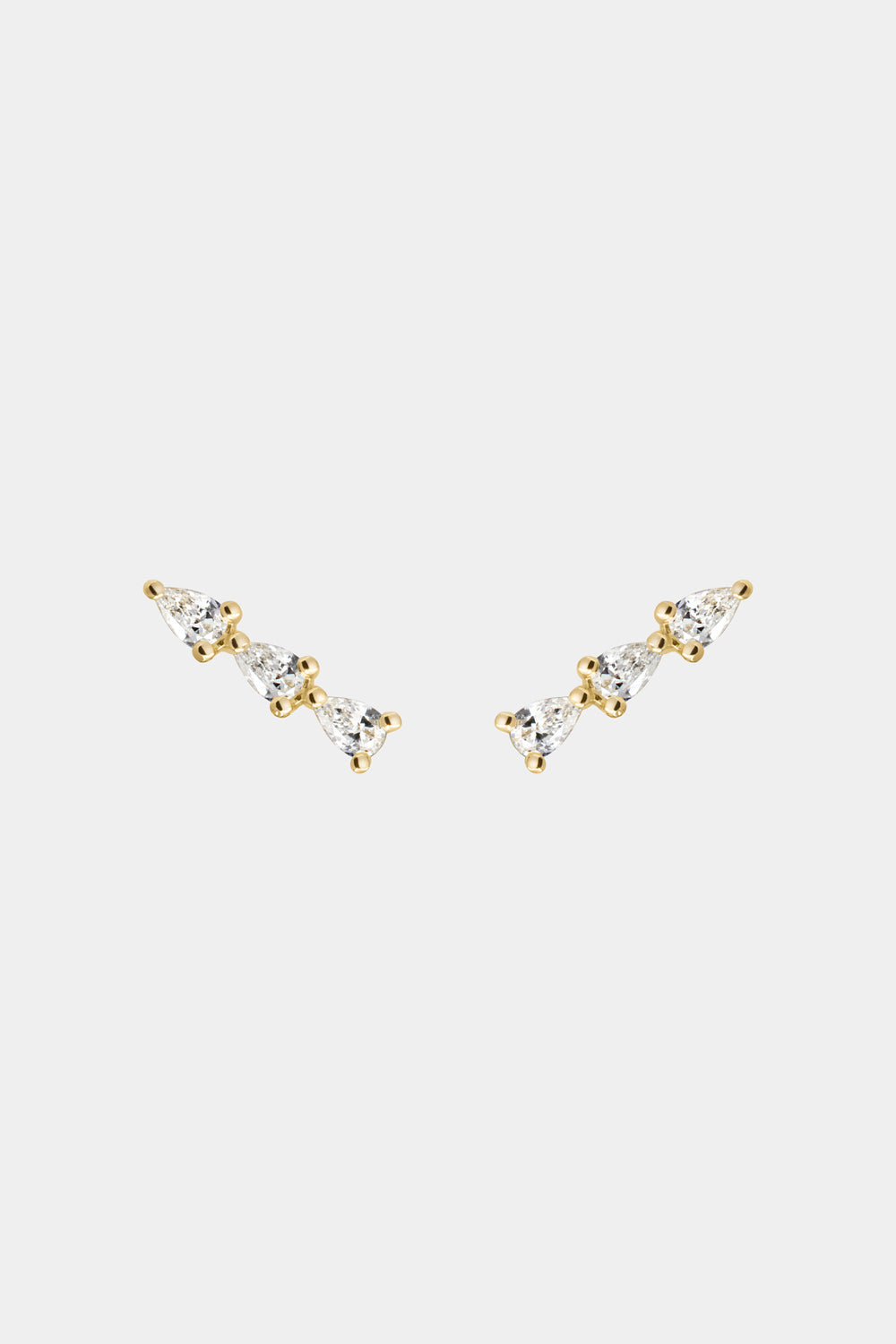 Diamond ear deals crawler earrings