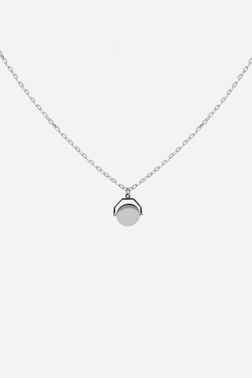 Odette Spinner Necklace | Silver