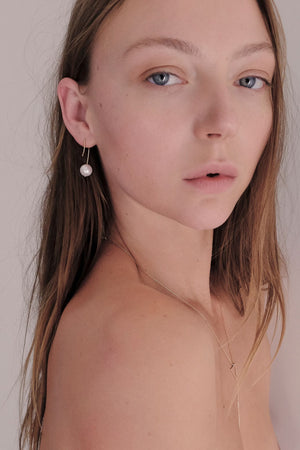 Stella Pearl Earrings | 9K Yellow Gold | Natasha Schweitzer