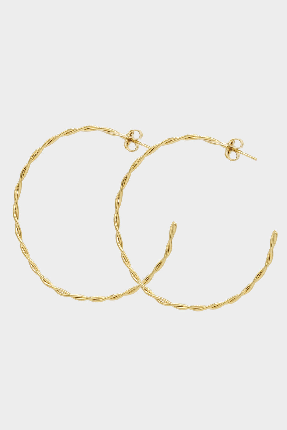 Helix Earrings Large | Gold