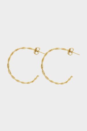 Helix Earrings Medium | Gold | Natasha Schweitzer