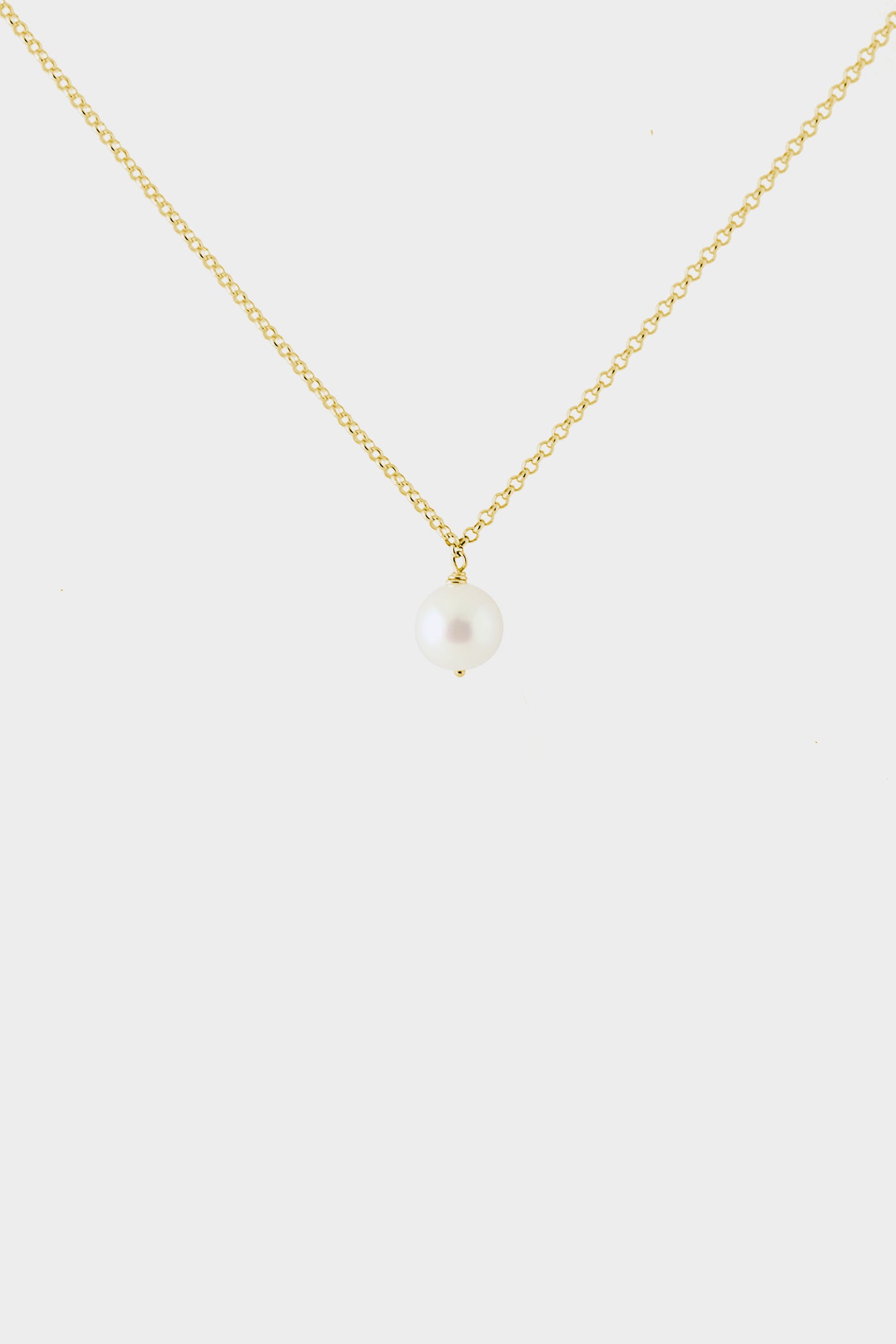 Round Pearl Choker | Yellow Gold