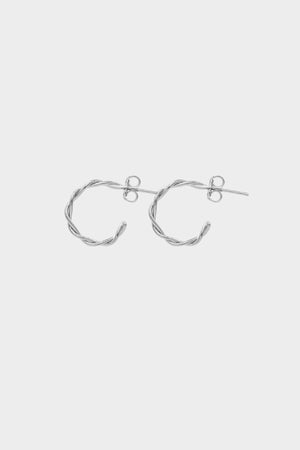 Helix Earrings Small | Silver | Natasha Schweitzer